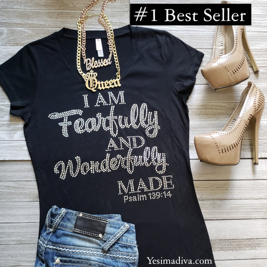 Fearfully and Wonderfully Made Statement Tee - Fitted