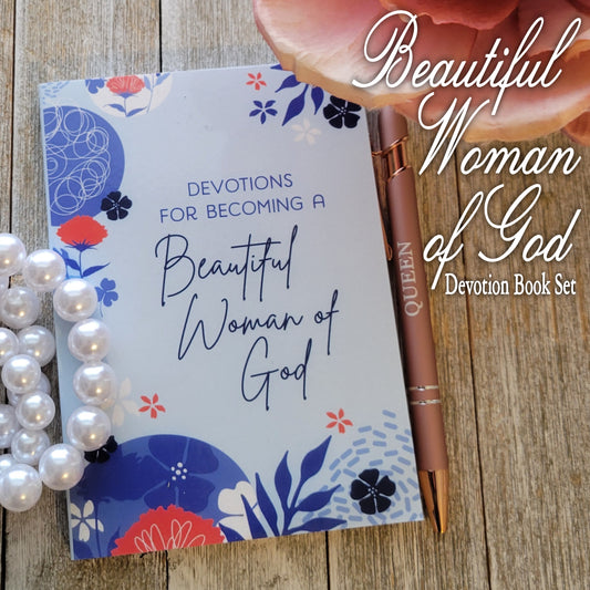 Devotions for a Becoming a Beautiful Woman of God and Ink Pen