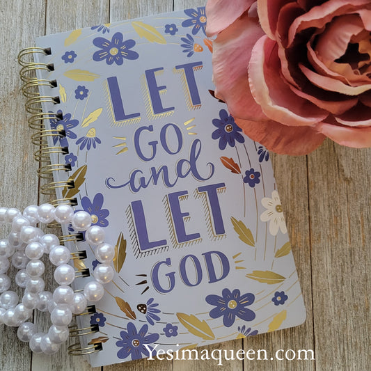 Let Go and Let God Spiral Notebook