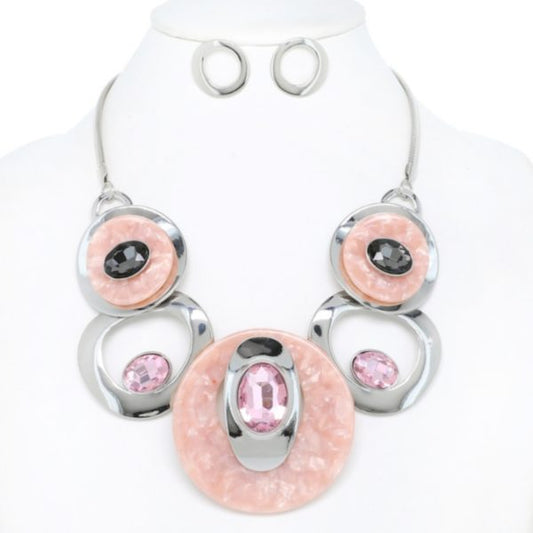 Pretty Pink Necklace Set