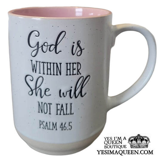 God is Within Her Coffee Mug