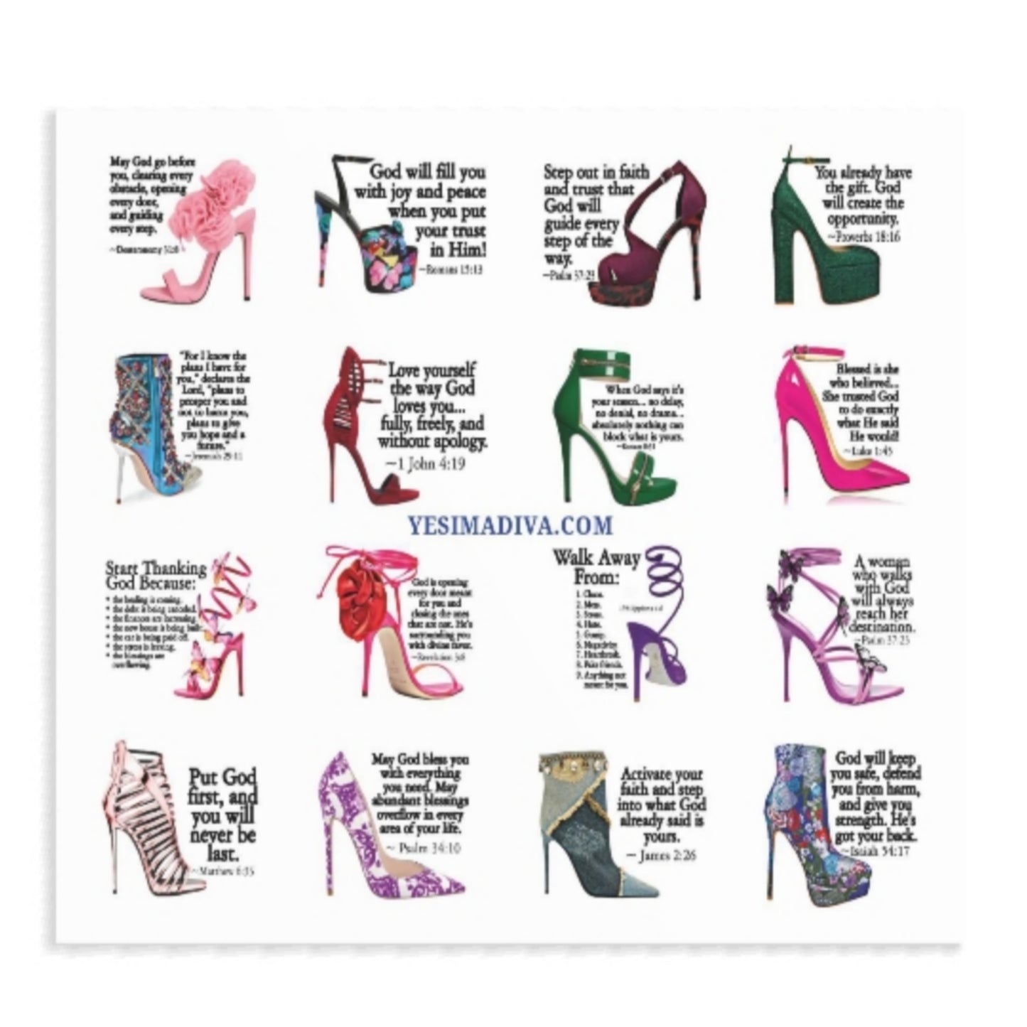 The Official Yes I'm a Diva Sep 2025 - Dec 2026 Calendar