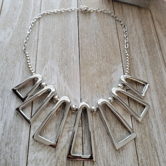 Silver Statement Necklace