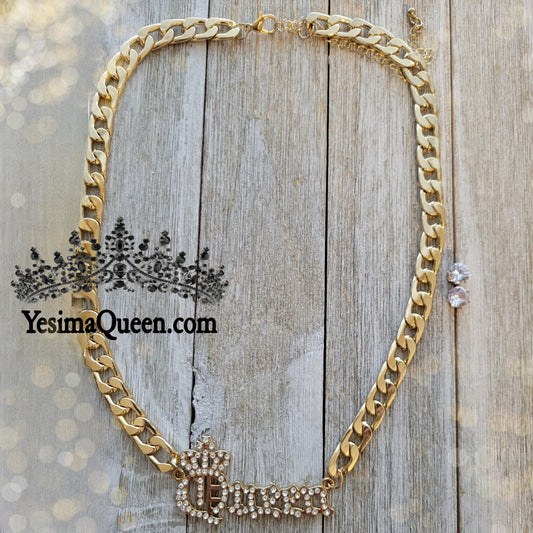 Queen Necklace - Gold - 19.5"