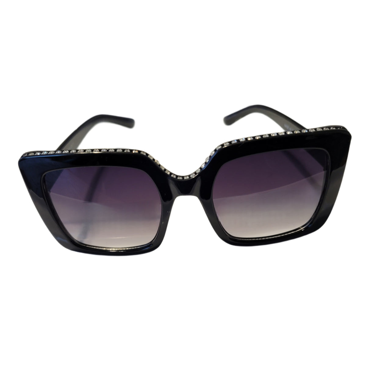 Black and Rhinestone Sunglasses – Yes I
