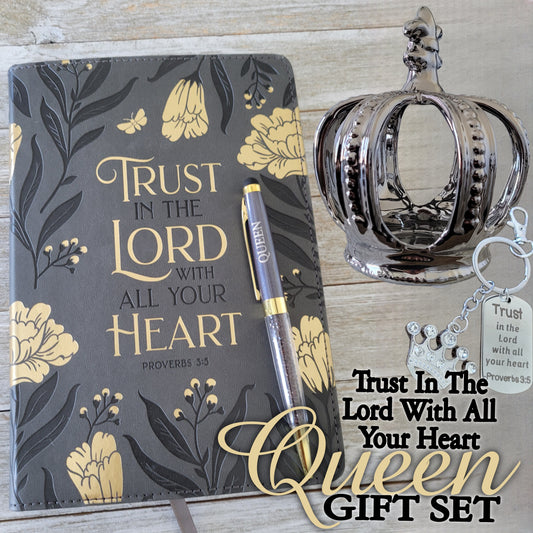 Trust in The Lord with All Your Heart Queen Gift Set