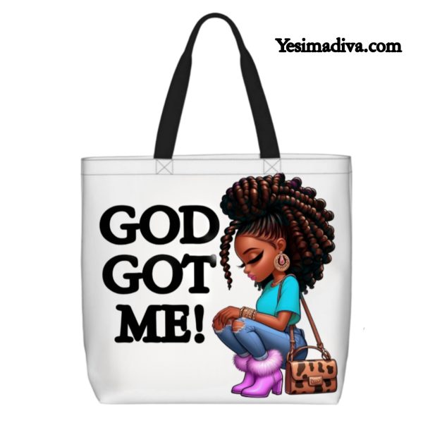 God Got Me Tote Bag