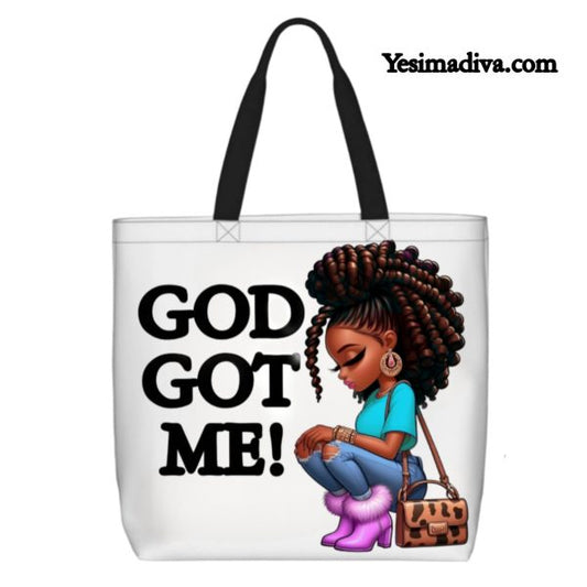 God Got Me Tote Bag