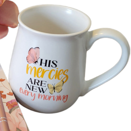 Be Still & Know - His Mercies are New Every Day Journal, Ink Pen, and Coffee Mug
