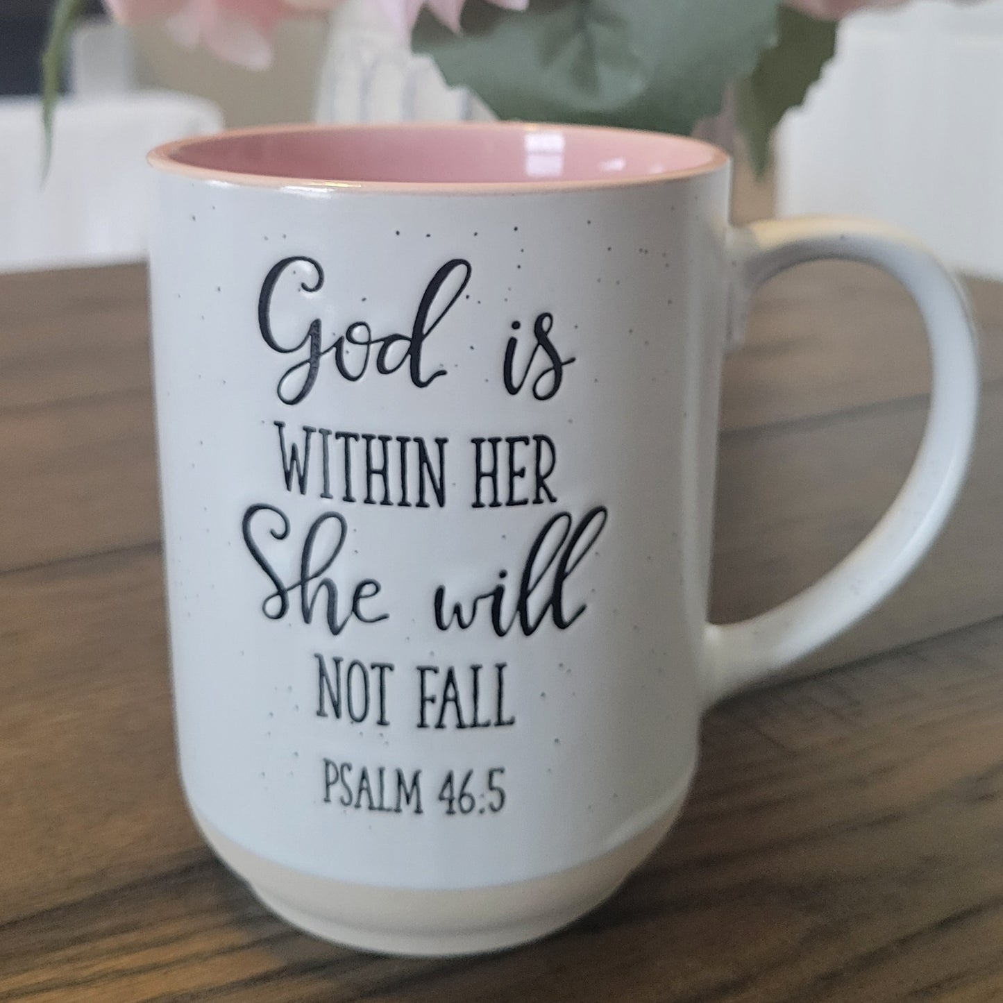 God is Within Her Coffee Mug