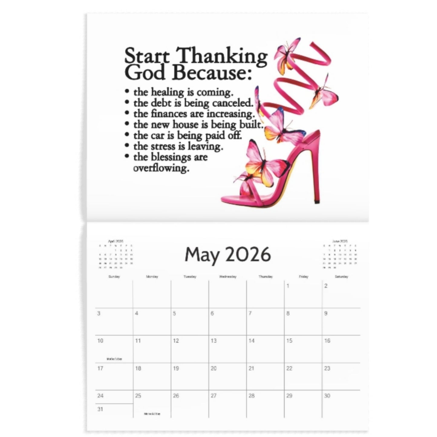 The Official Yes I'm a Diva Jan 2026 - Dec 2026 Calendar