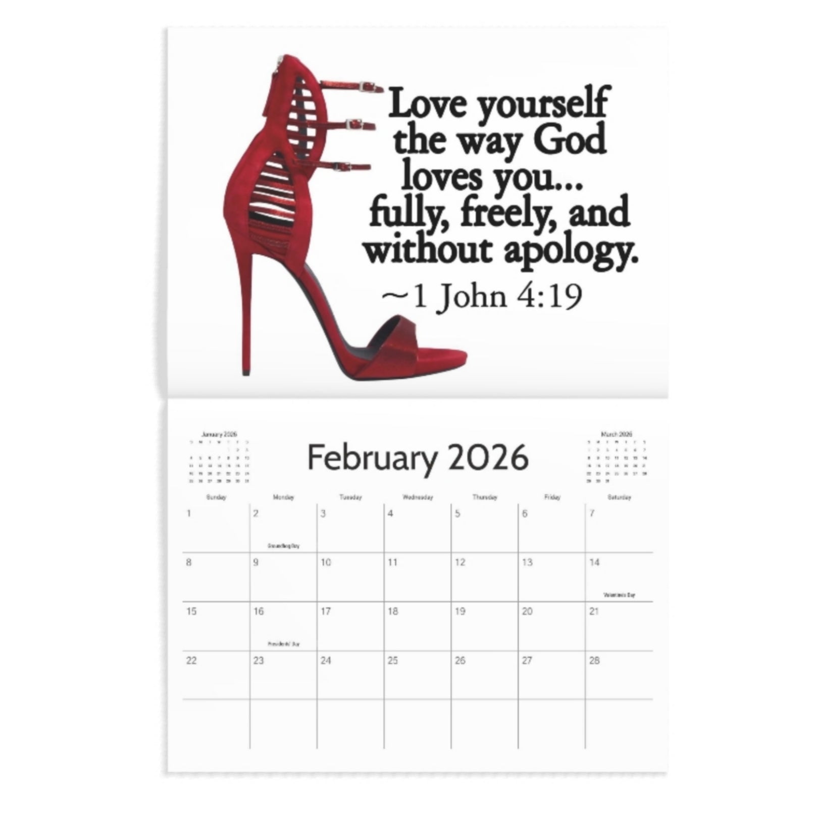 The Official Yes I'm a Diva Jan 2026 - Dec 2026 Calendar