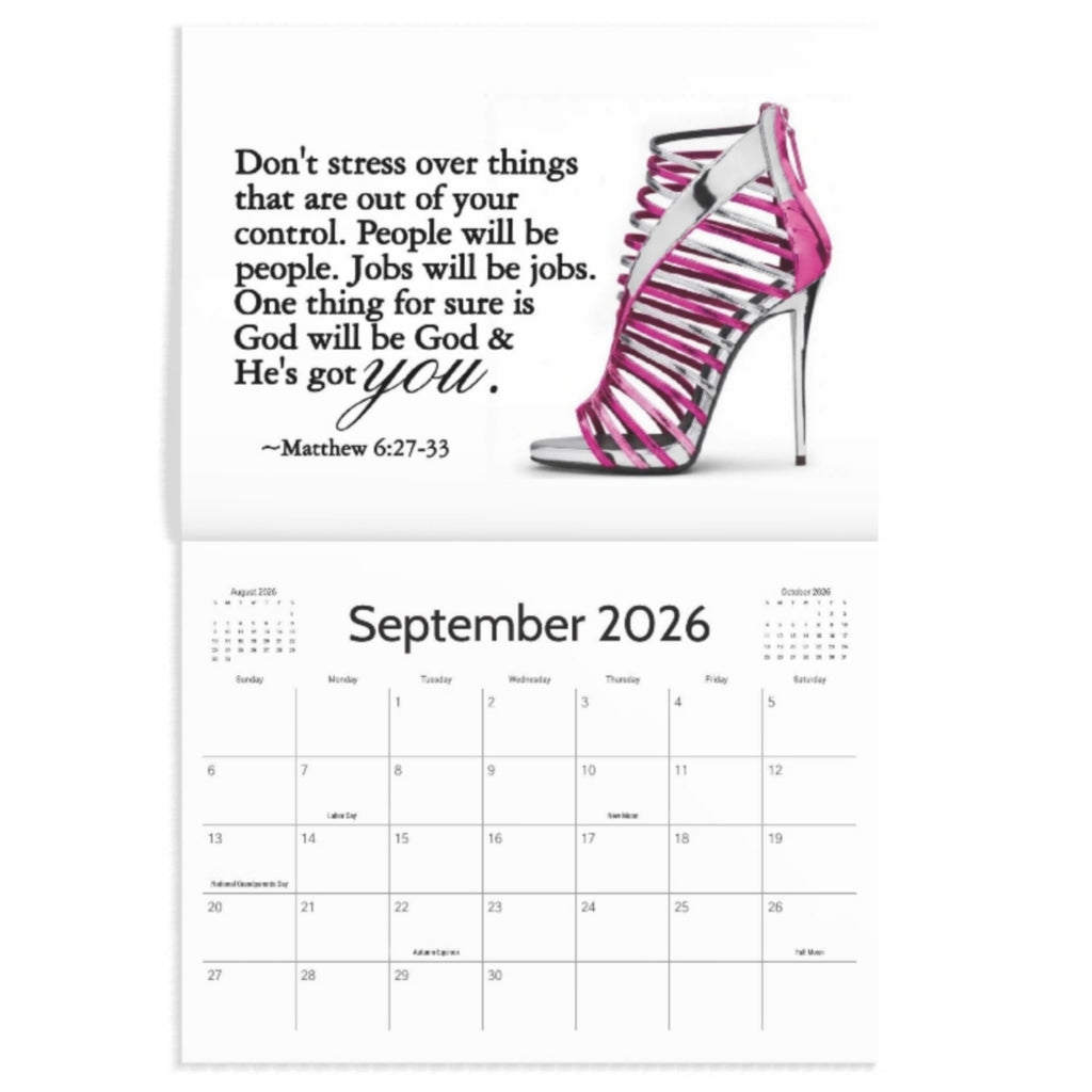 The Official Yes I'm a Diva Sep 2026 - Dec 2027 Calendar