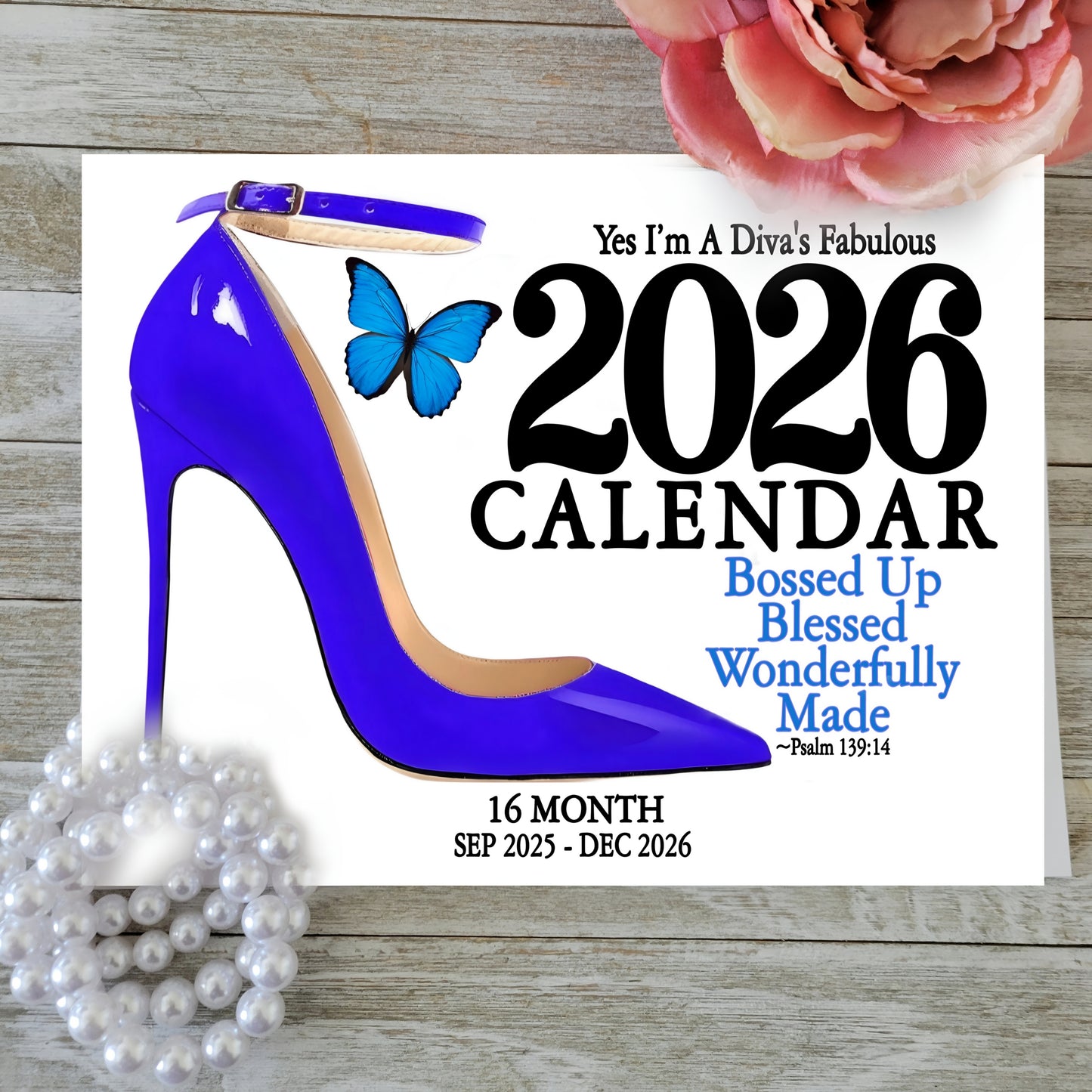 The Official Yes I'm a Diva Sep 2025 - Dec 2026 Calendar