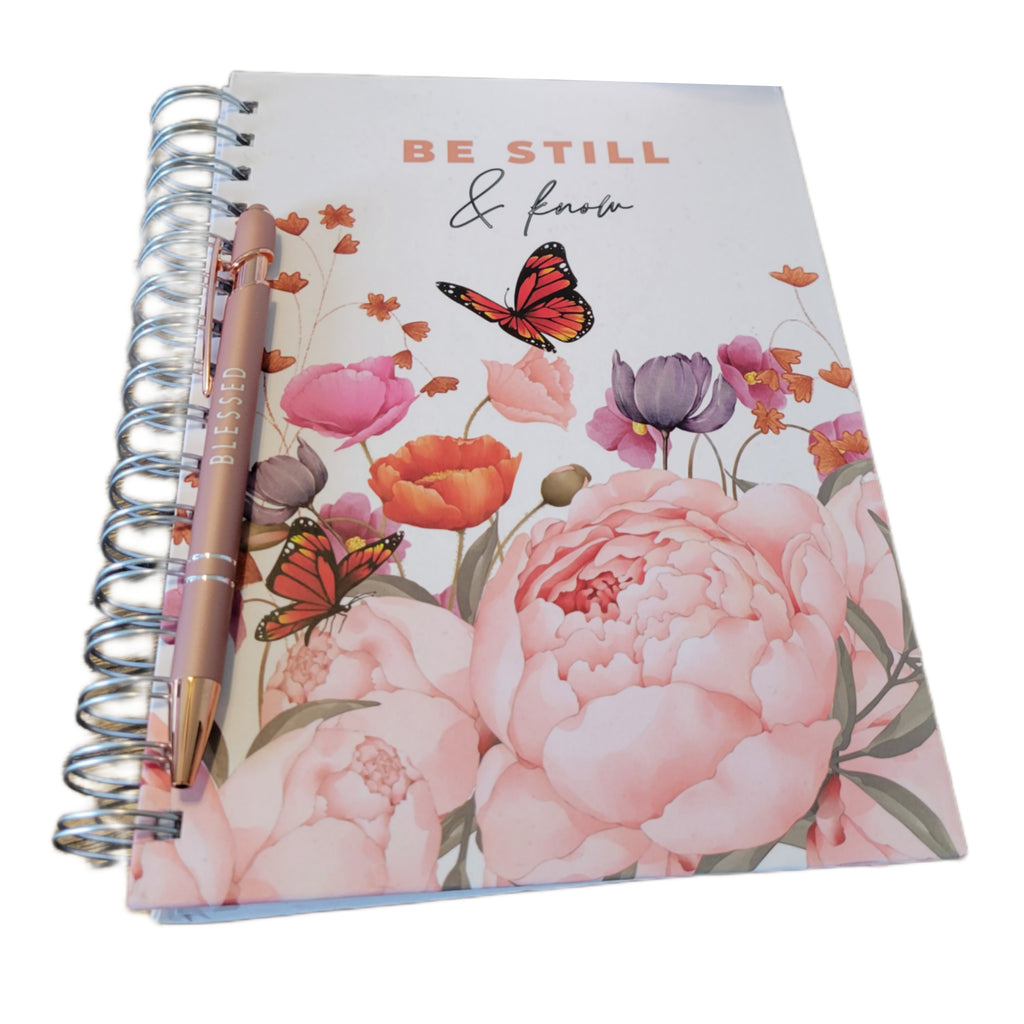 Be Still & Know - His Mercies are New Every Day Journal, Ink Pen, and Coffee Mug