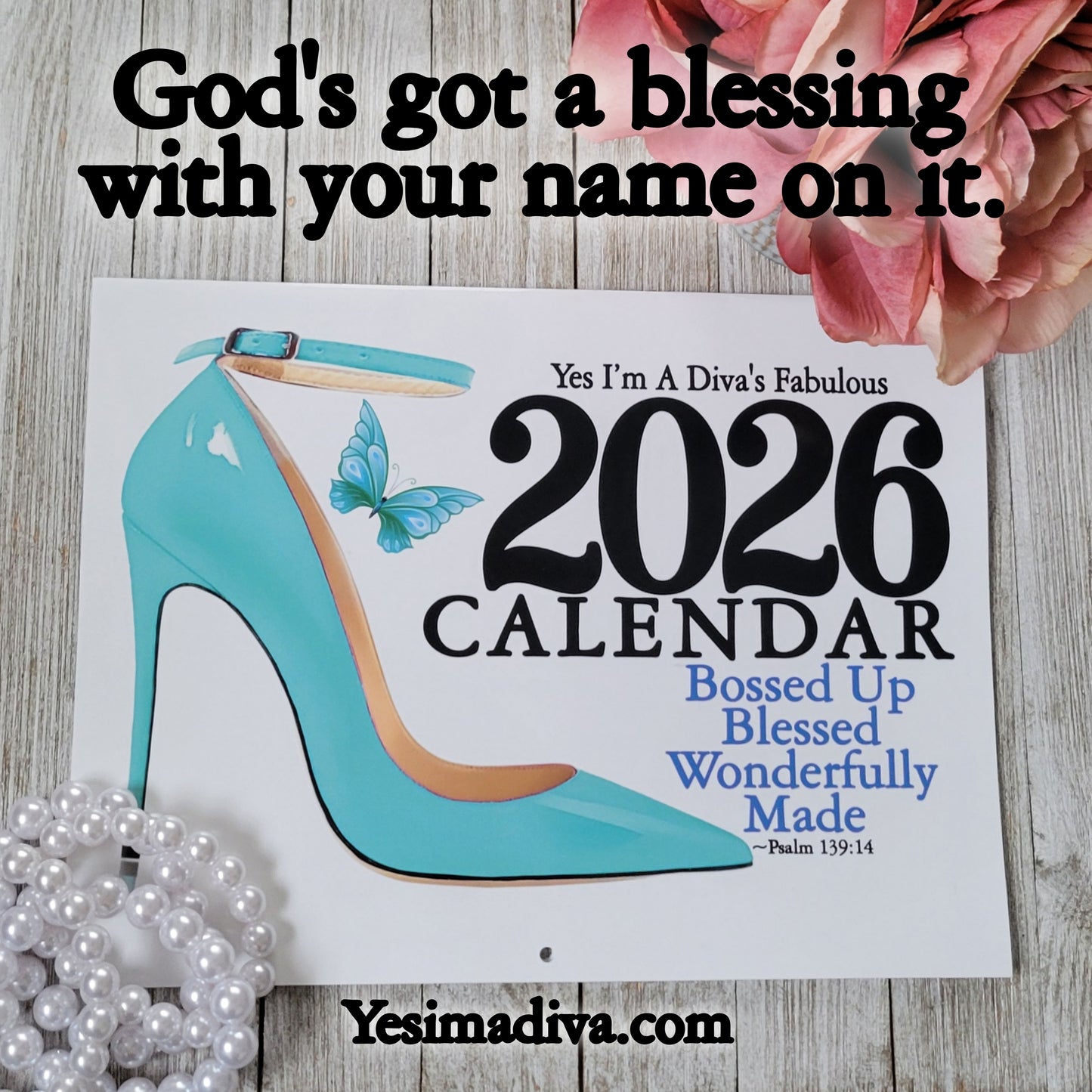 The Official Yes I'm a Diva Jan 2026 - Dec 2026 Calendar