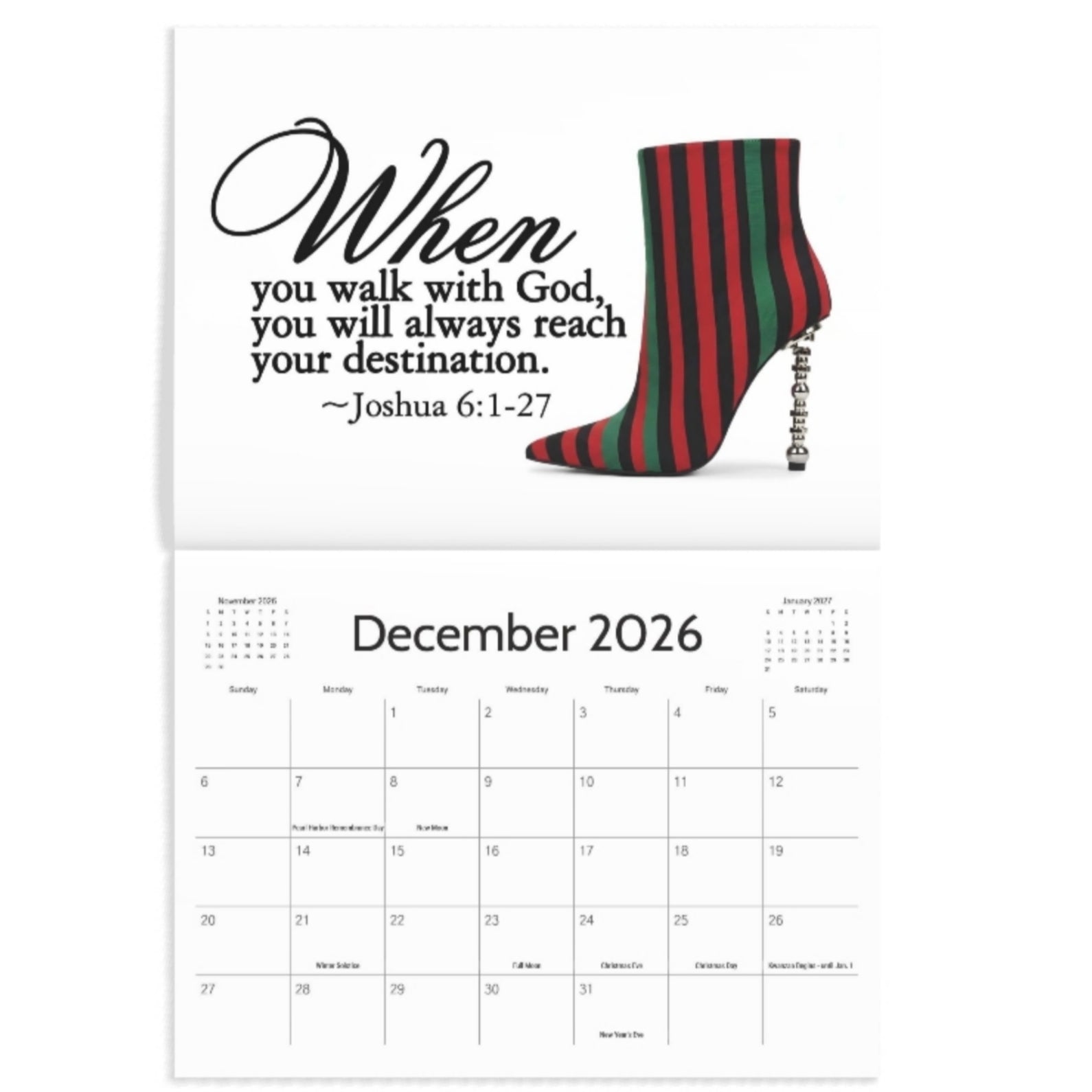 The Official Yes I'm a Diva Sep 2026 - Dec 2027 Calendar