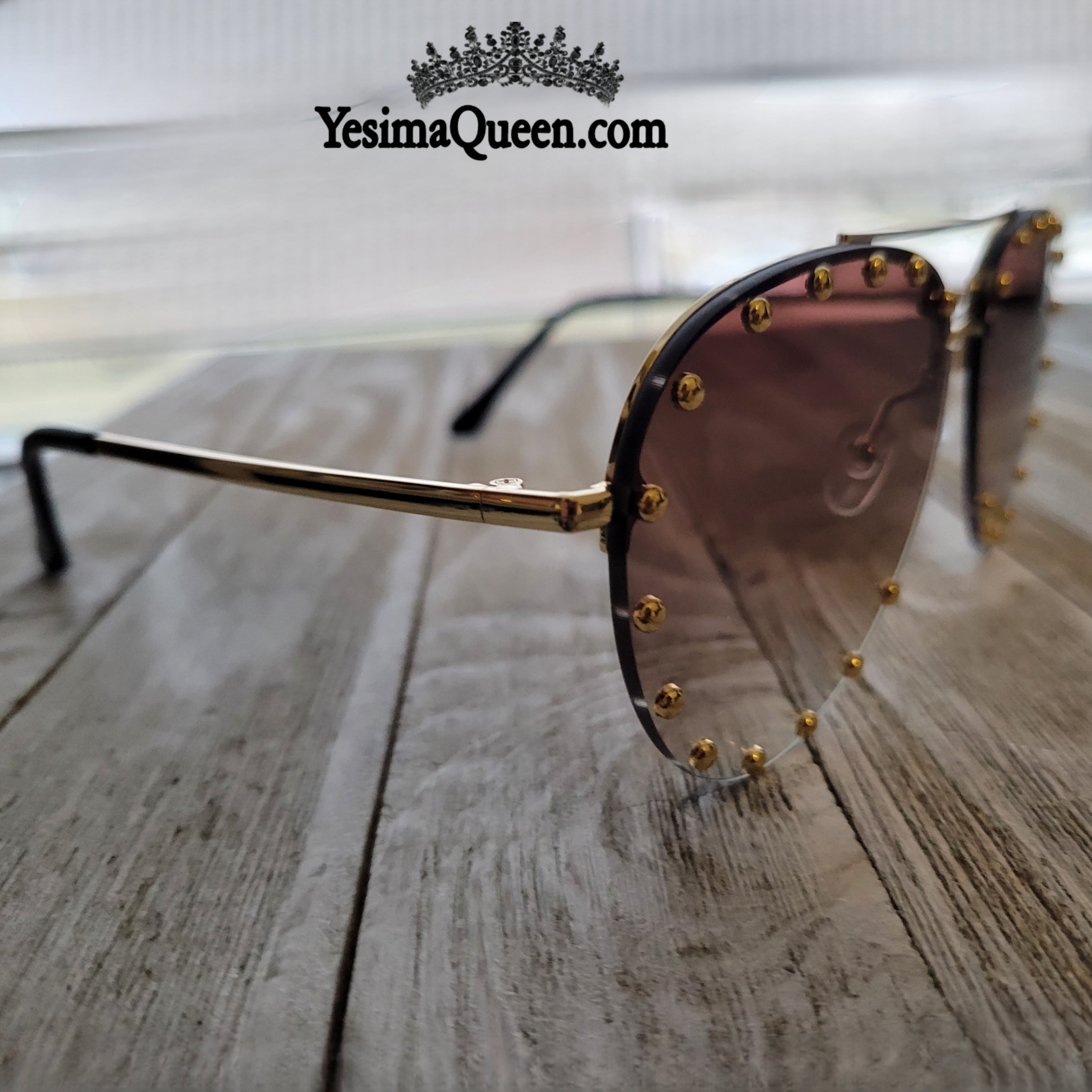 Bling aviator sales sunglasses