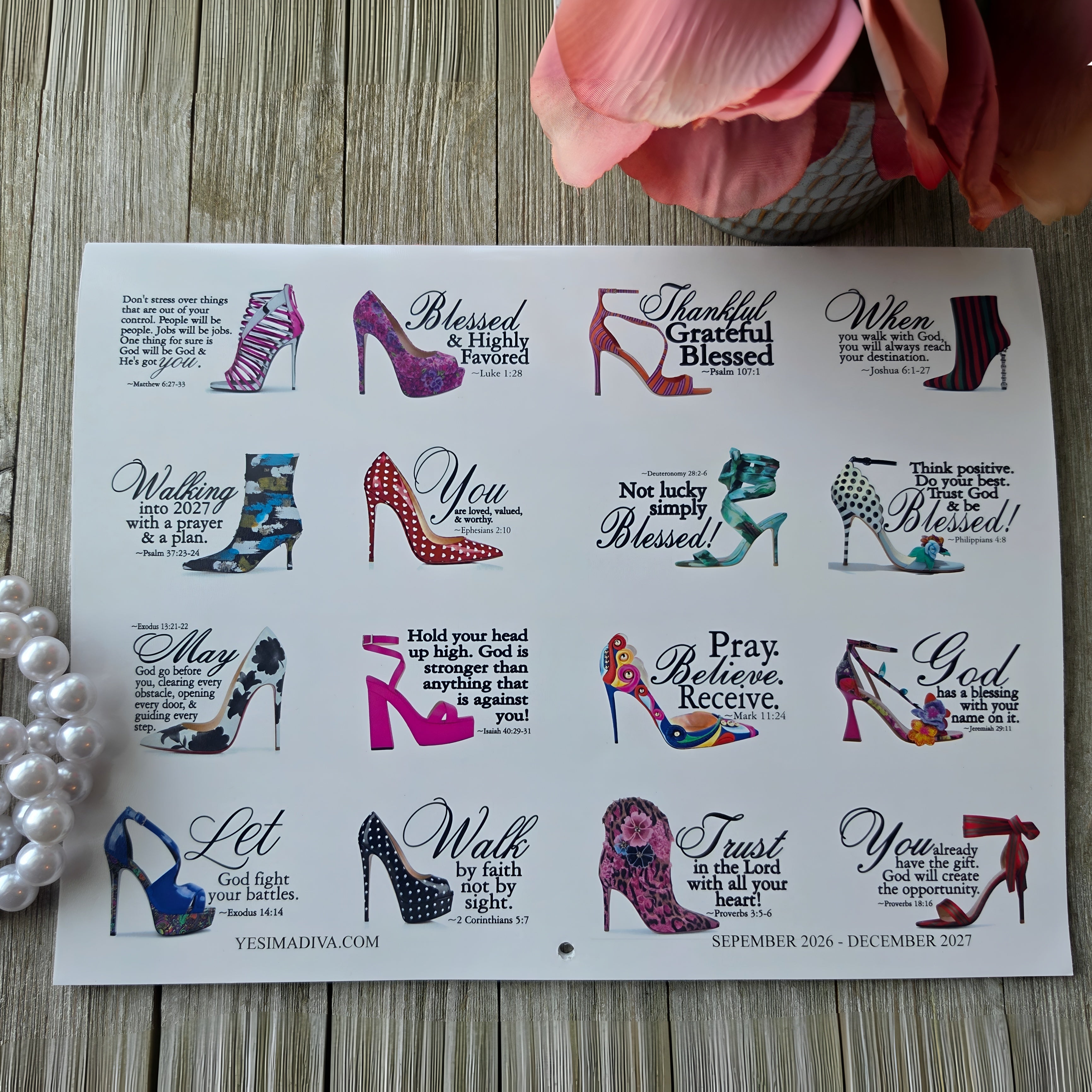 The Official Yes I'm a Diva Sep 2026 - Dec 2027 Calendar