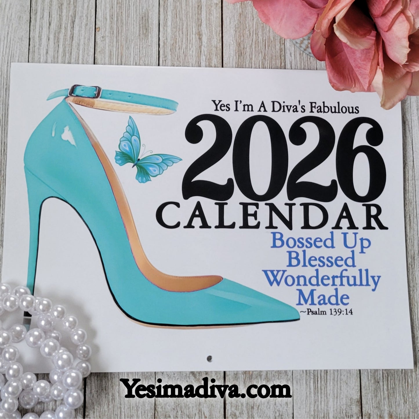 The Official Yes I'm a Diva Jan 2026 - Dec 2026 Calendar