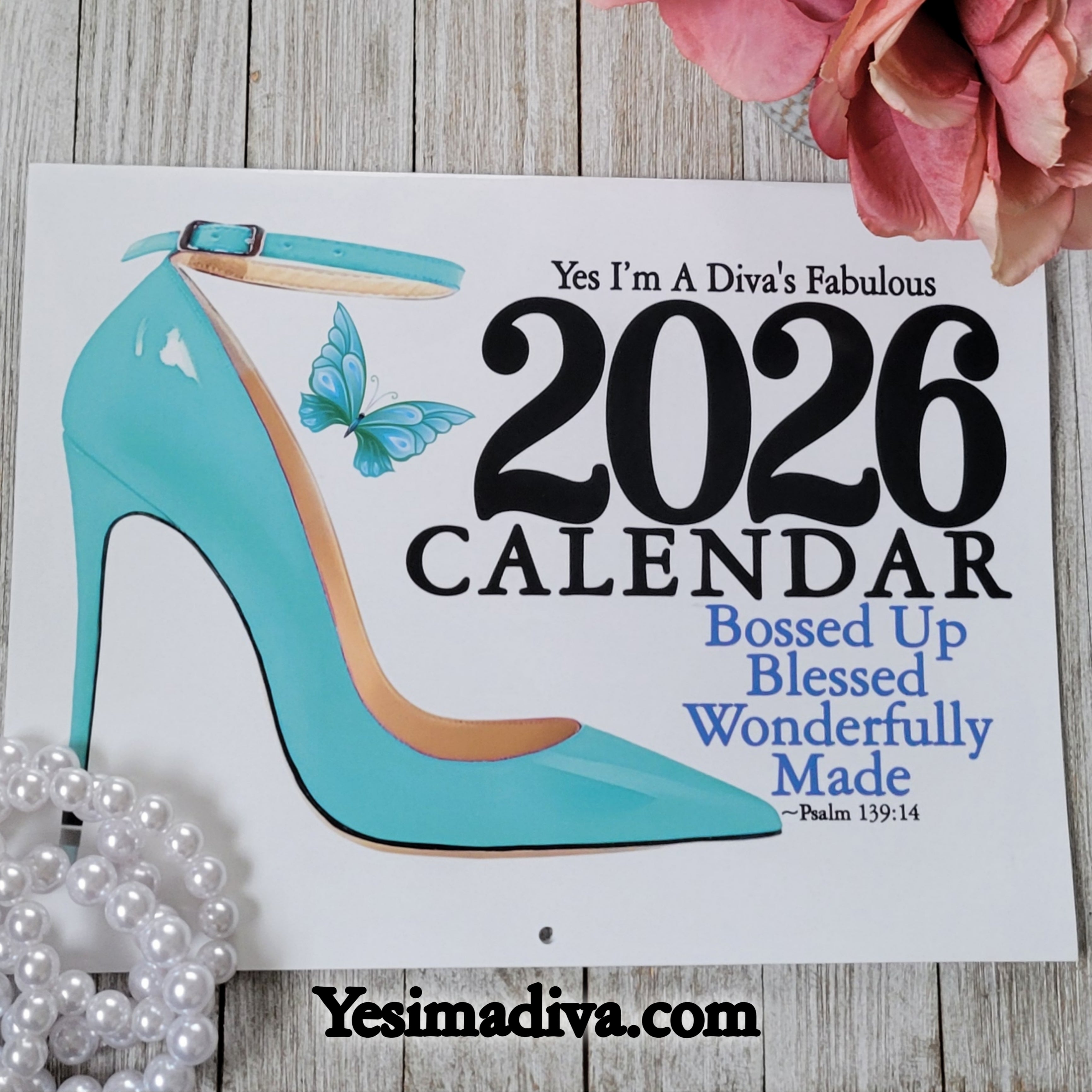 The Official Yes I'm a Diva Jan 2026 - Dec 2026 Calendar