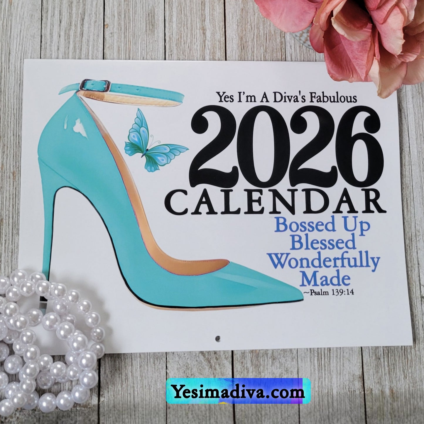 The Official Yes I'm a Diva Jan 2026 - Dec 2026 Calendar