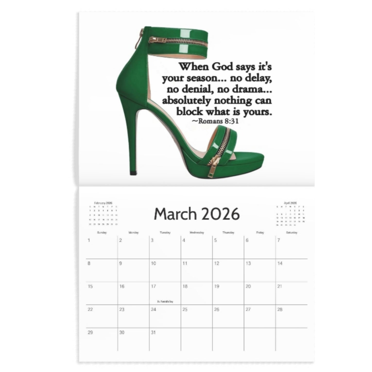 The Official Yes I'm a Diva Jan 2026 - Dec 2026 Calendar