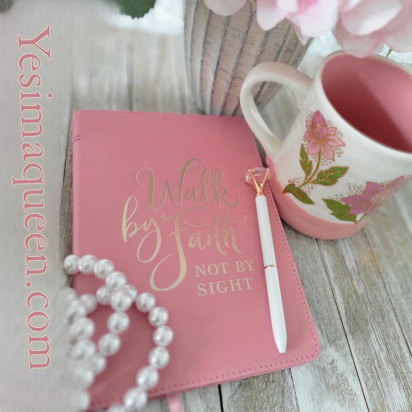 Walk By Faith Pretty Pink Journal Set