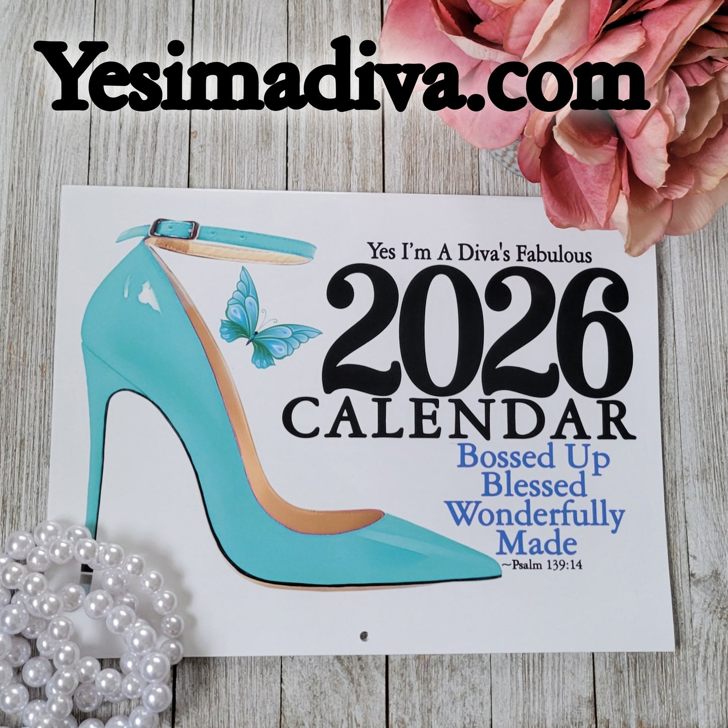 The Official Yes I'm a Diva Jan 2026 - Dec 2026 Calendar